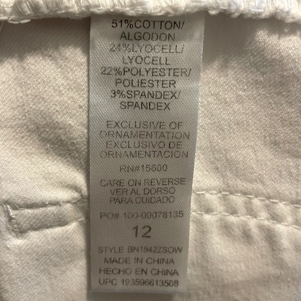 Democracy Women’s “Ab” Technology Straight High Waist Ankle Stretch Jeans, Sz 12 - Picture 8 of 10